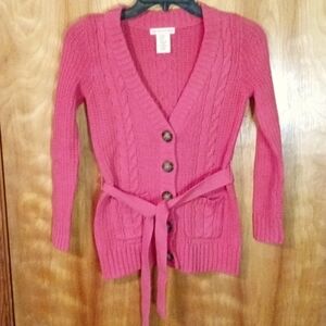 The eagles eye girls size 7/8 fisherman sweater